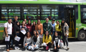 Visita de estudiantes del Externado a La Rolita