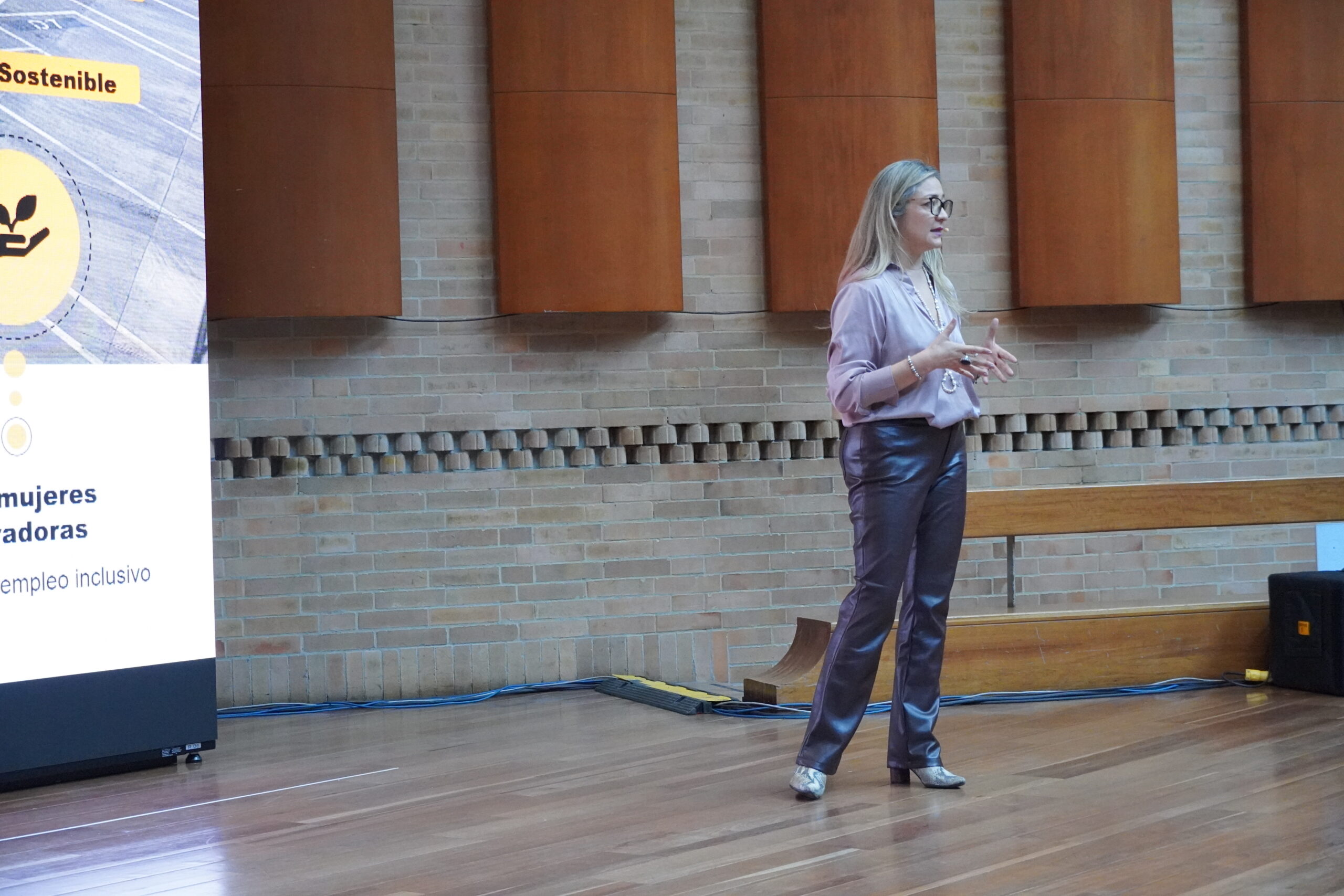 Gerente Carolina Martínez en la Rendición de cuentas sector movilidad 2025